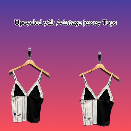 アップサイクル Y2K / ヴィンテージ ジャージ キャミトップ