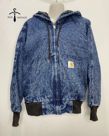 Carhartt rework style acid wash jacket