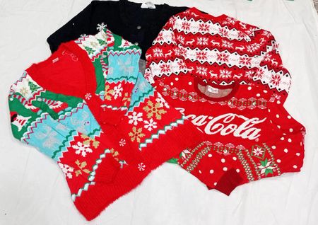 IQ0962 Suéteres de Navidad del Milenio Y2K