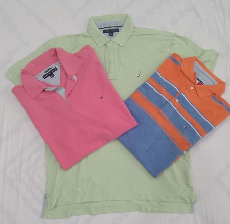 CRZ0387 Vintage Tommy Collar T-Shirt Mix