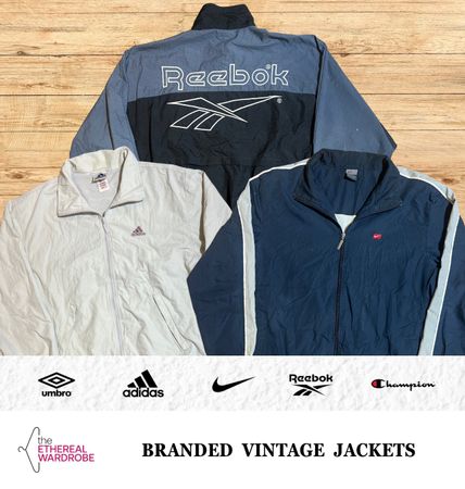 Branded Vintage Track / Windbreaker Jackets
