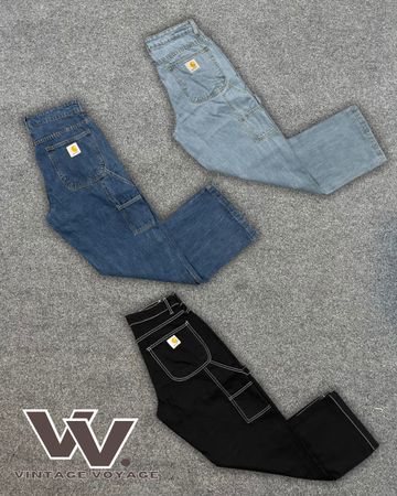 Pantalons en denim à couleurs mixtes Carhartt Rework Style - #241025