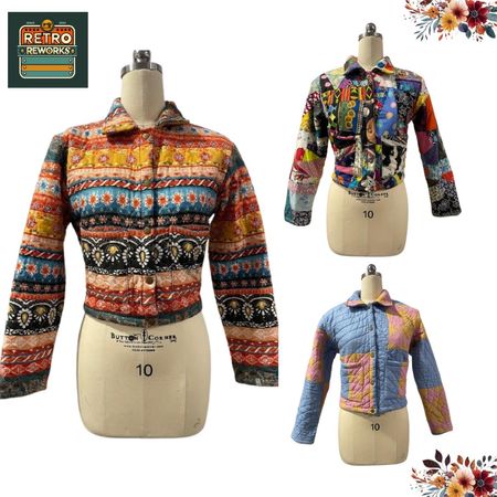 SS25 Upcycled Quilted Jackets