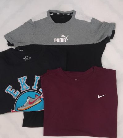 CRZ0442 Lot de T-shirts pour hommes de marques mélangées