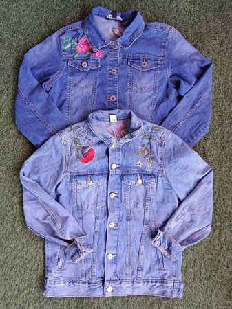 Y2K Embroidery Denim jacket