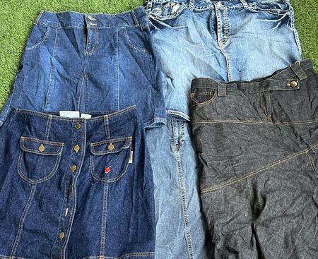 Denim midi skirt (2590)