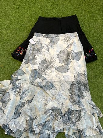Y2K poly skirt(2611)