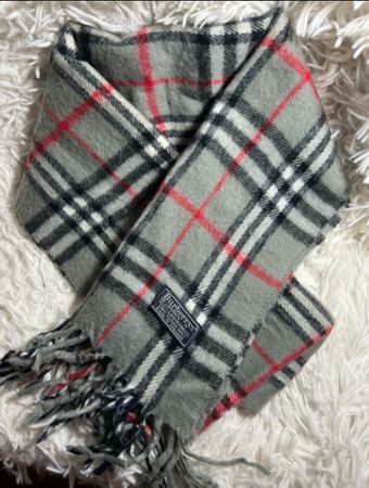 Burberry Gray Scarves
