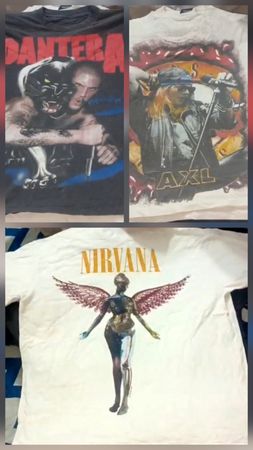 Vintage 80s and 90s Band Tees bundle