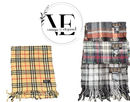 Écharpes Burberry & Barbour