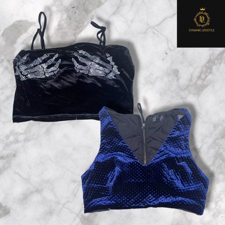 Velvet mix top