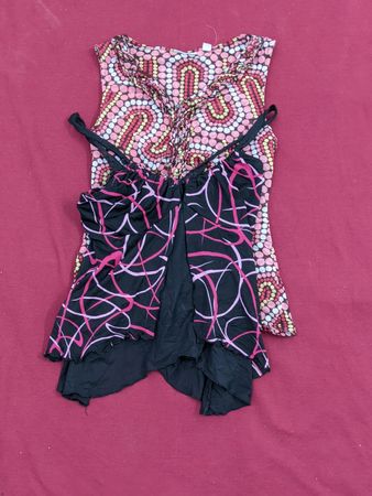 Y2K Mesh Tops Mix – Vintage Transparent, Bedruckte & Glitzer Styles