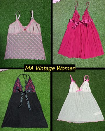 Y2k net tops cami stylish maw#03