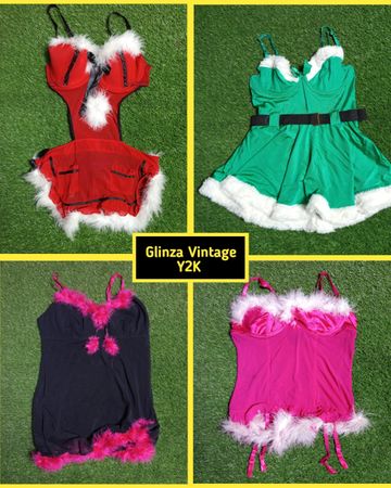 fantasias de férias estilo lingerie vintage Y2K ou blusas teddy meh#034