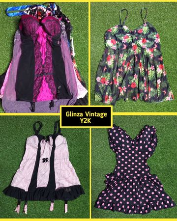 Y2k net  tops stylish Lace up meh#030