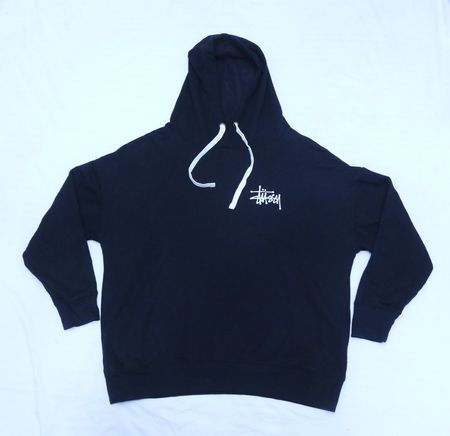 CR986 Rework Style Stussy Print Le sweatshirt noir “Classic Street”