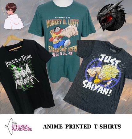 Anime Printed T-Shirts