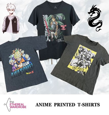 Anime T-Shirts Printed