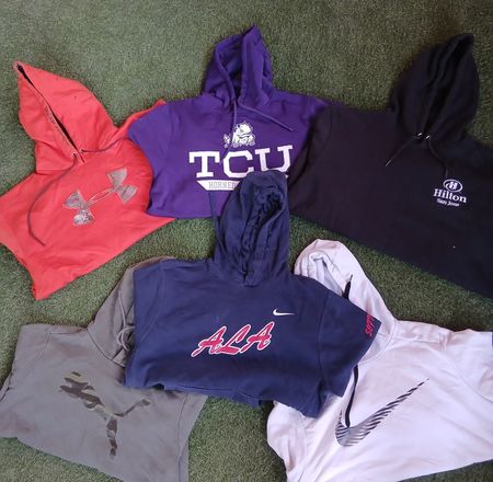 Branded hoodies
