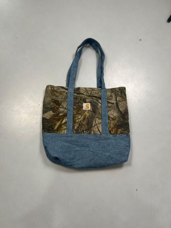 Upcycled Carhartt Real tree Tote Bag