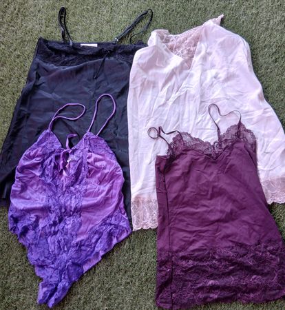 Y2k silk cami top (2669)