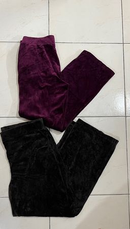 Ralph Lauren Velour-Hosen