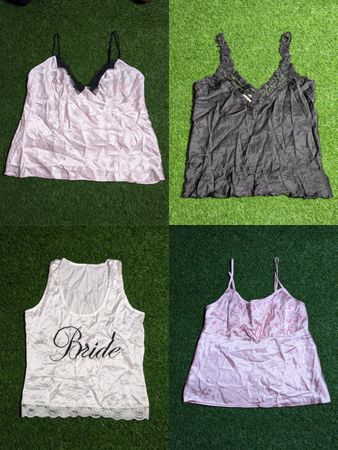 MAV#07, y2k silk tops