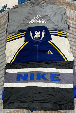 Nike adidas vintage sport track jackets