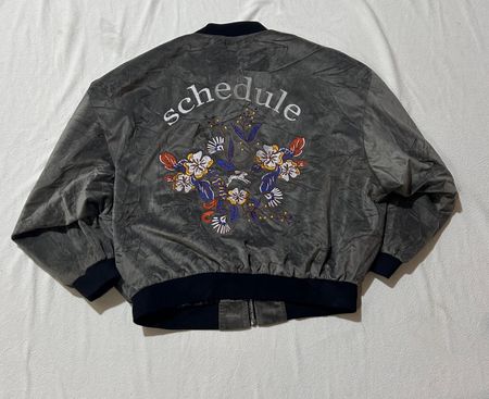Embroidery velvet jacket