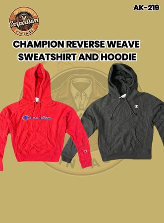 Champion リバースウィーブ スウェットシャツ と フーディ Ak-219