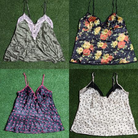 MAV#10 Y2k camisole satin en soie