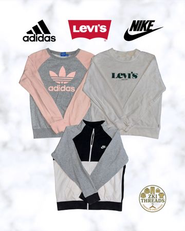 Nike Adidas Levi’s Sweatshirts (E64)