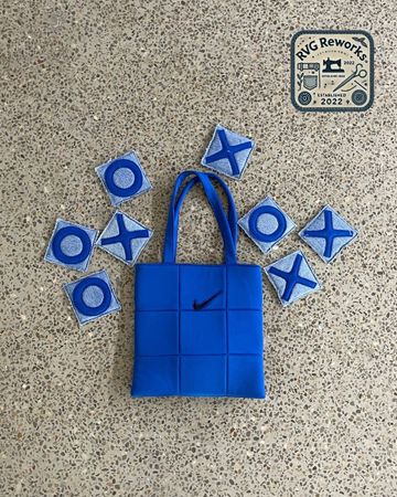 Upcycled Nike Tic-Tac Tote