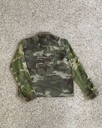 Upcycled Camo Utility Jacket