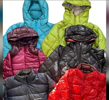 Authentic Montbell Puffer Jackets