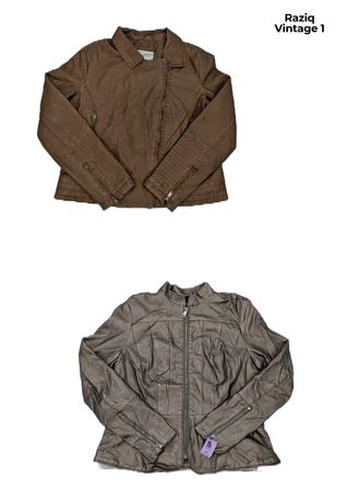 💥 RV1071 Faux Zipper Jackets