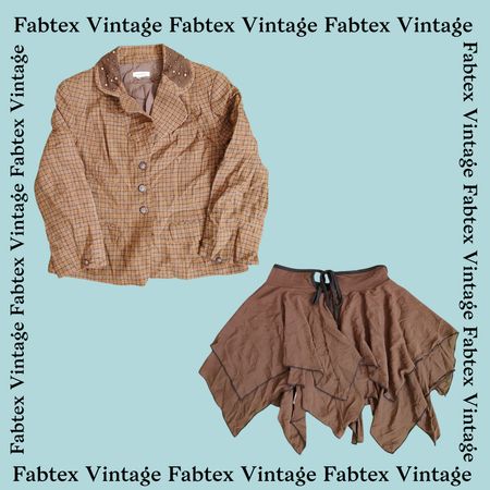 (FV-267) Earth Tone Boho Brown Y2K mix Bundle