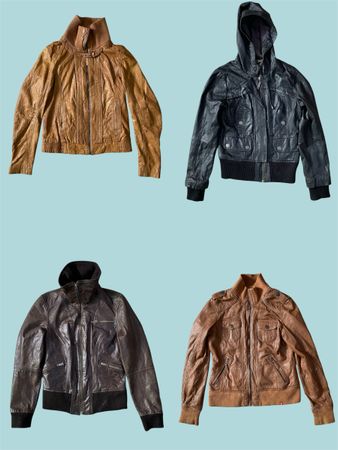 Vintage Leather Jackets: A Y2K Vibe (TS-1303)