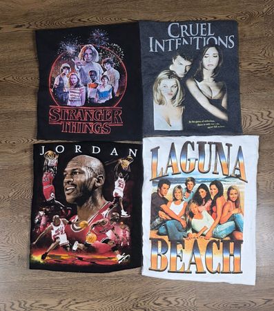 Vintage print t-shirts