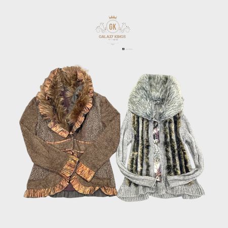 Y2K Fuchs-Fell-Strickwaren