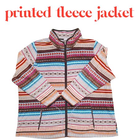 Bedruckte Fleecejacken