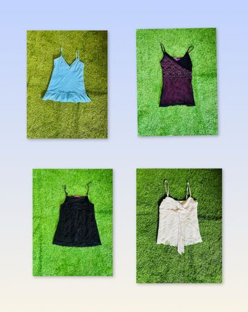 Y2K débardeur camisole bébé doll mix