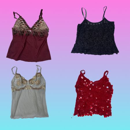 Y2k Cute Cami Tops (REP)