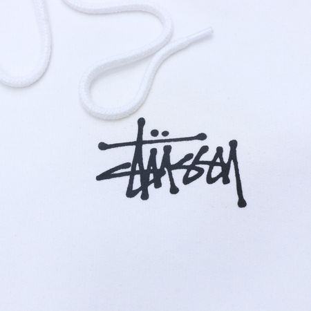 CR992 Upcycled REWORK STYLE STUSSY PRINTED HOODIE