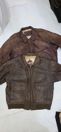 Men's a2 flight style vintage leather jackets