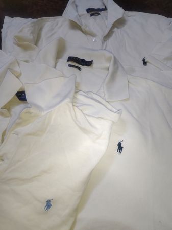Ralph Lauren polo white shirts 5 pcs