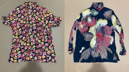 Women printed Hawaiin shirt 9Pcs