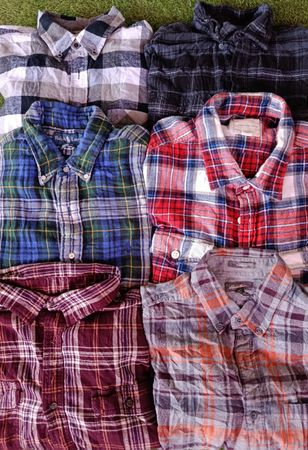 Unbranded Flannel shirt 13Pcs (2713)