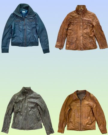 Y2K Cool Vibe Leather Jacket (TS-1339)