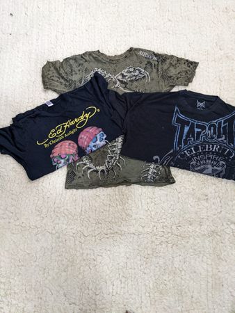 Affliction Style TShirts & More – Y2K Graphic T-Shirts Mix